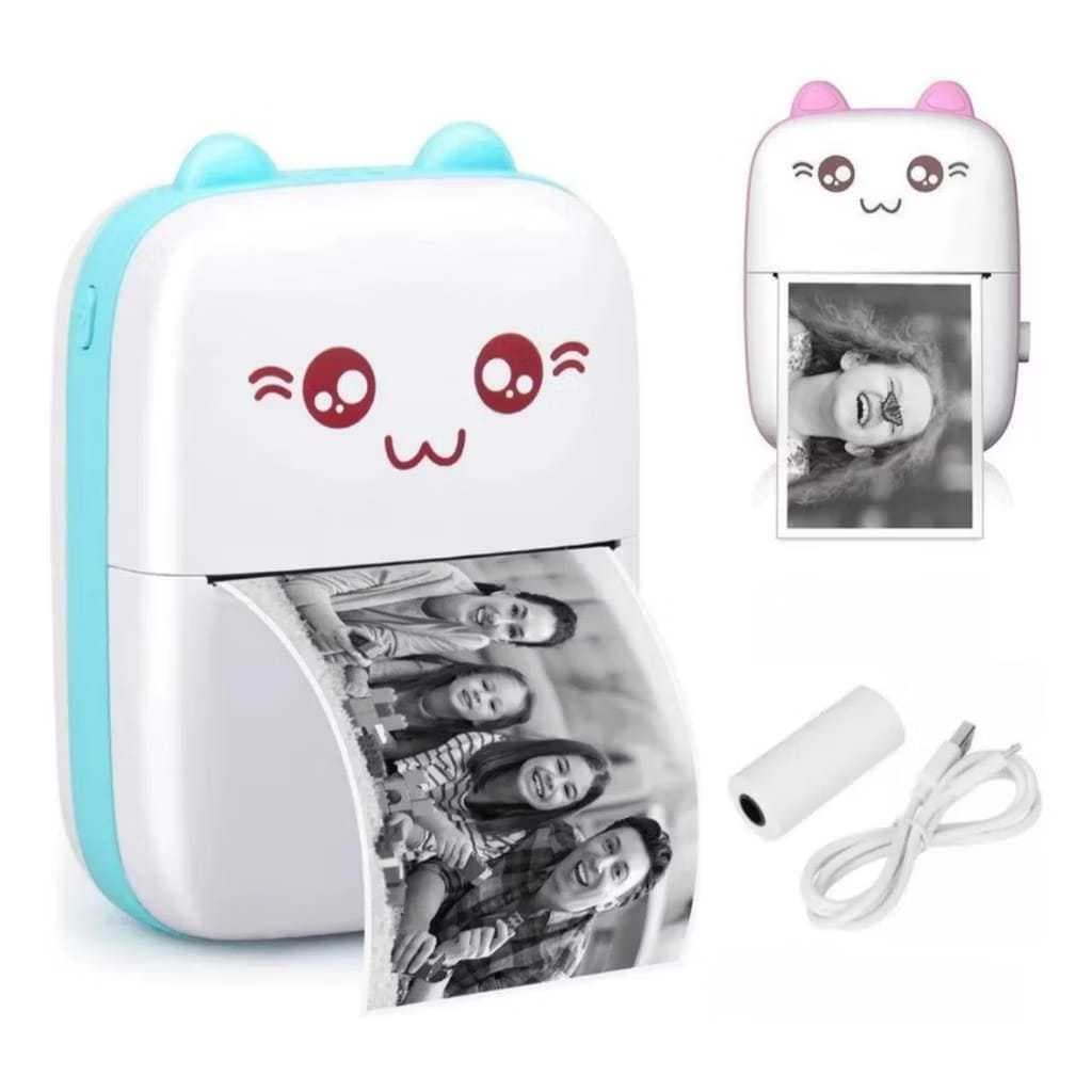 Mini Impressora Térmica Portátil Etiqueta Sem Fio