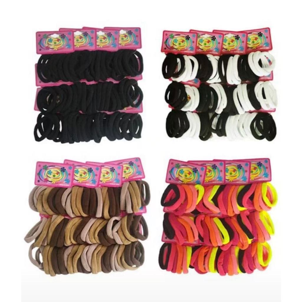 kit 18-36-72 Unidades Elastico de Cabelo Xuxinha Rabico para cabelo