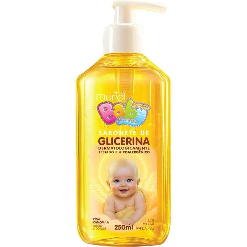 SABONETE LÍQUIDO GLICERINADO MURIEL BABY 250ml