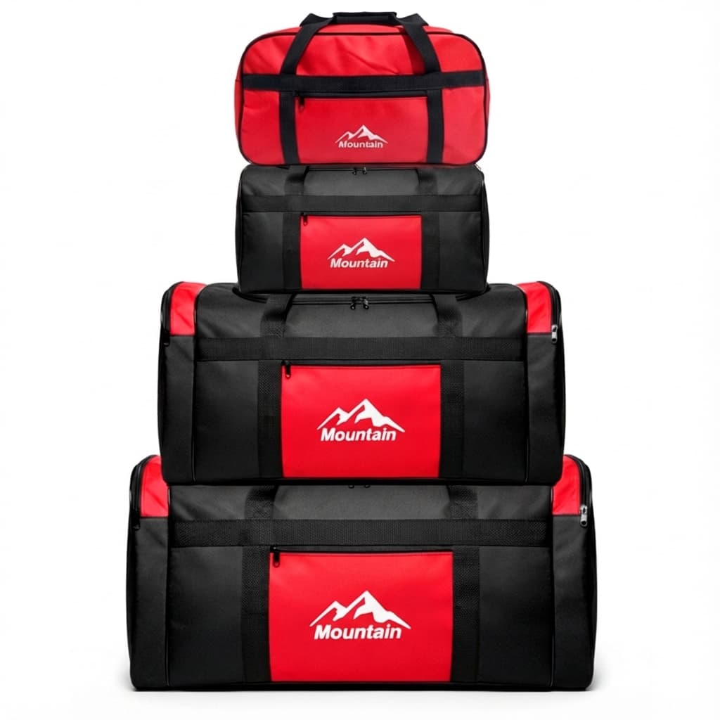 Kit Completo 4x Bolsa De Viagem Completo Resistente Dobrável Praia Natal Enorme Conjunto Forte Familia Ferias