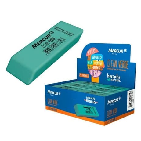 BORRACHA  VERDE CLEAR MERCUR KIT 7 UND