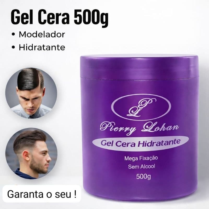 Gel Cera Modelador e Fixador Pierry Lohan 500g Envio em 24h