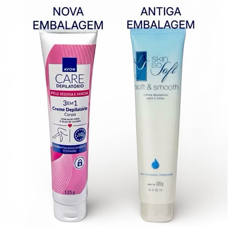 Creme Depilatório para corpo Care Avon 125g Nova embalagem