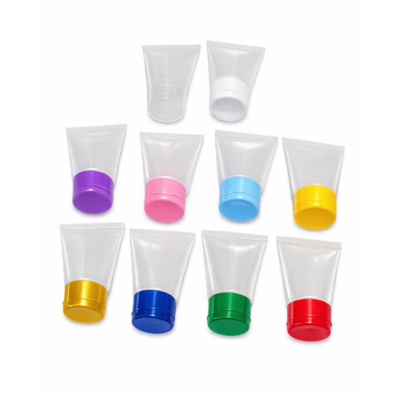 Bisnagas transparentes 30ml C/ Tampa Flip Top - 10/20/30/40/50 P/ Álcool em Gel Cosméticos lembrança