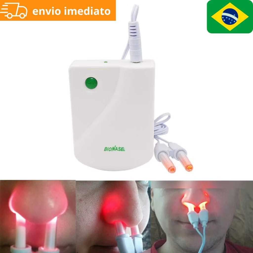 Aparelho Bionase Laser Tratamento Rinite Sinusite Alergia 100% Original Barato - Envio Imediato