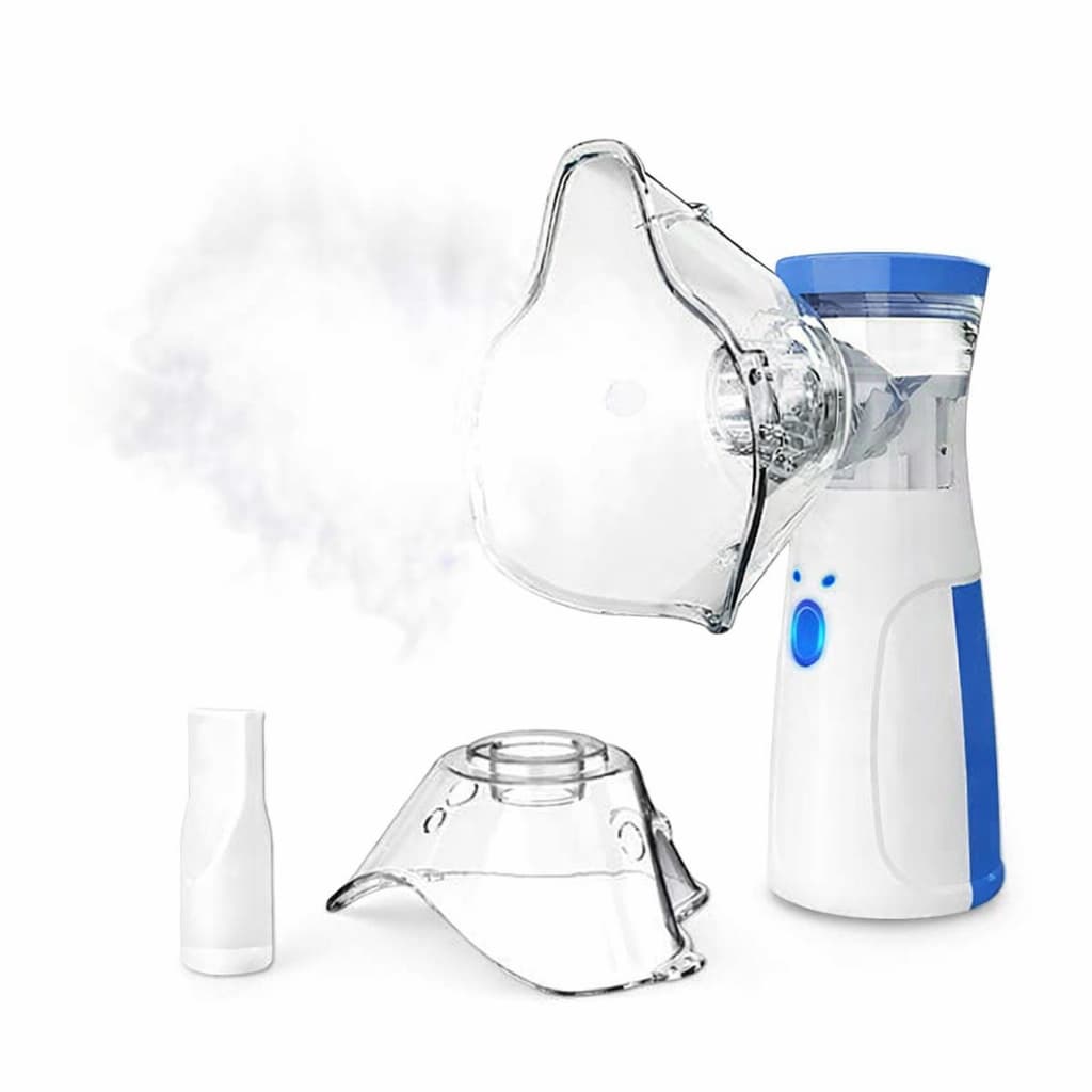 Inalador Nebulizador Ultrassônico Portátil Para Crianças E Adultos Silencioso Aparelho Compacto Sem Fio Bivolt