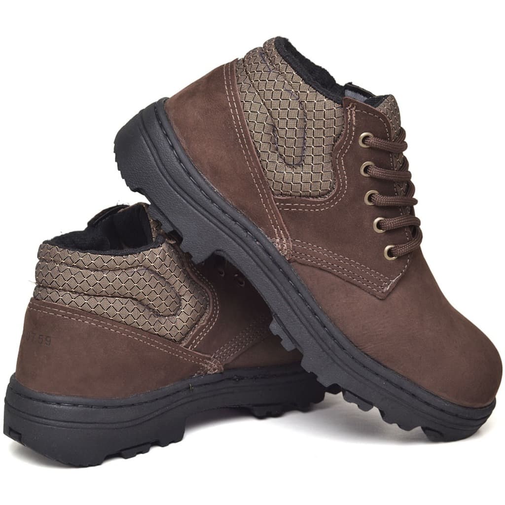 Botina Segurança Bota Marluvas 50b26 Bico Pvc Nobuck Obras Epi CA 45611