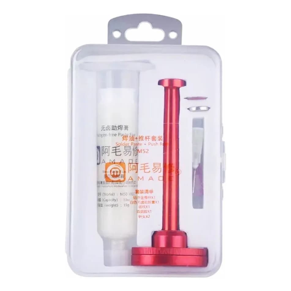 Fluxo Pastoso Amaoe M50 Seringa 10cc + Aplicador