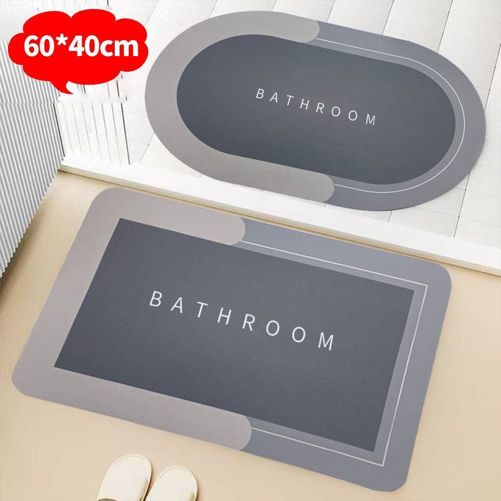 Tapete Antiderrapante de Banheiro Super Absorvente,Tapete Absorvente Antiderrapante Para Banheiro/Porta De Entrada