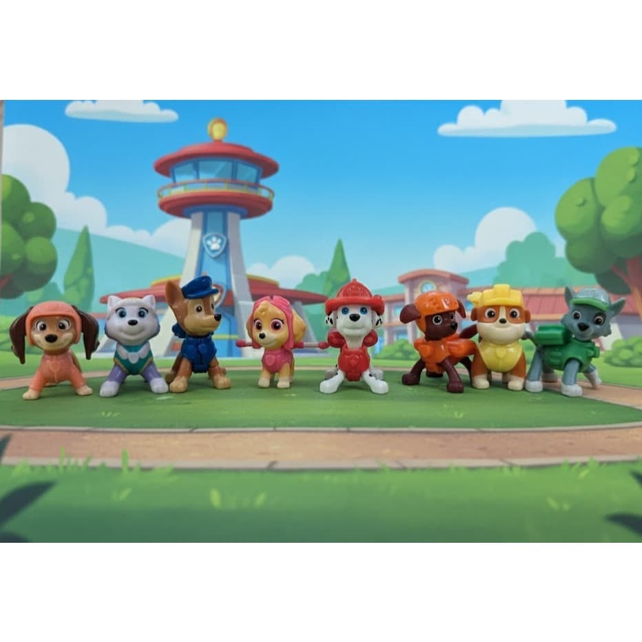 👉 Brinquedo colecionável original Kinder Ovo da Patrulha Canina