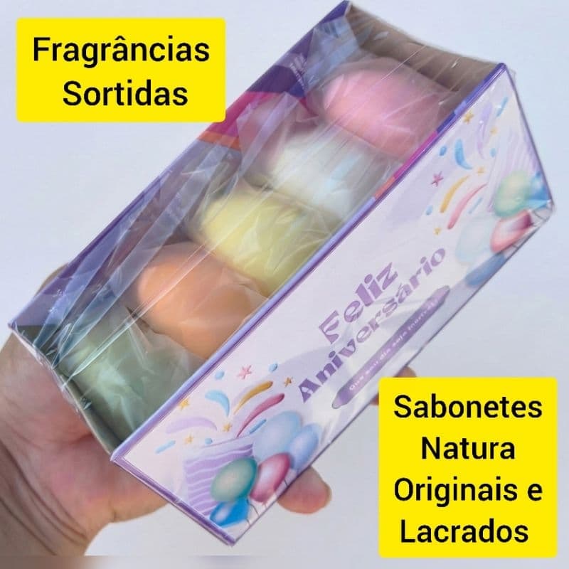 Sabonete Natura Tododia fragrâncias sortidas
