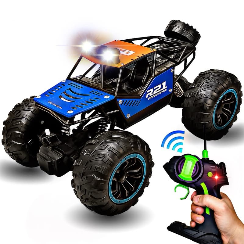 Carrinho Controle Remoto Grande 4x4 Recarregavel Brinquedo Infantil