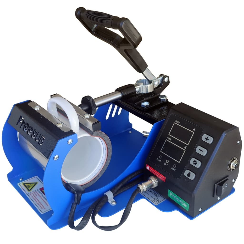 Prensa Térmica Sublimação Canecas AZUL ESCURO-PRETA.
