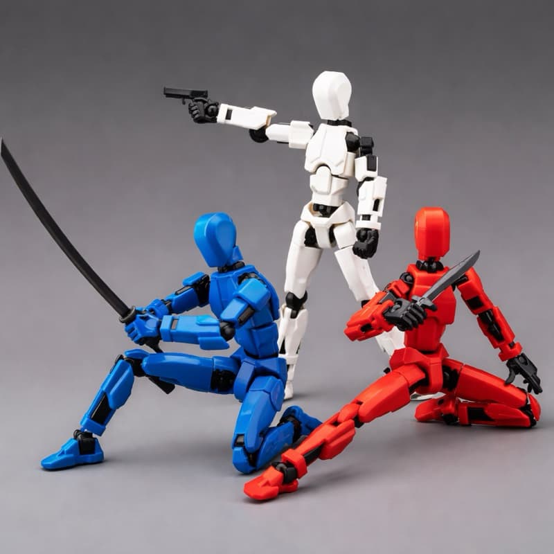 kit com 3 ou 2 Boneco de Ação Dummy 13 - O Brinquedo Articulado que Revoluciona a Diversão!