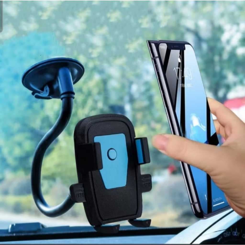Suporte Celular Carro Para GPS Fixação Firme Ventosa Ajustável 360º