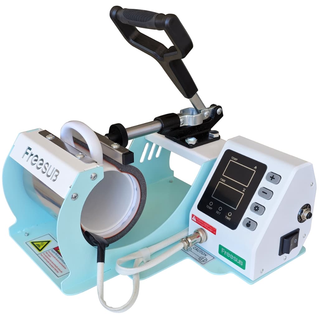 : Prensa Térmica Sublimação Canecas   VERDE CLARO – BRANCA
