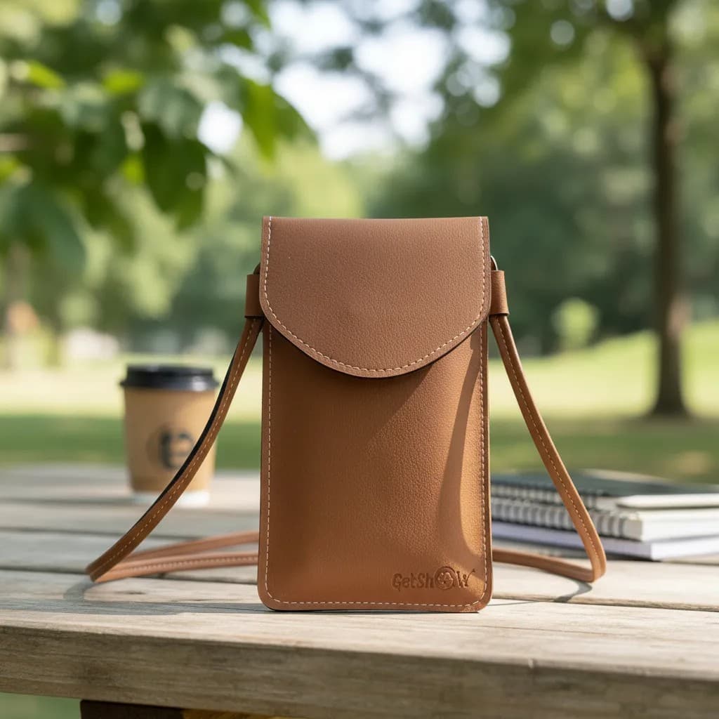 Bolsa Transversal Pequena Slim P/ Celular E Cartão Documentos Alça Fina Bolsinha com botão Magnético