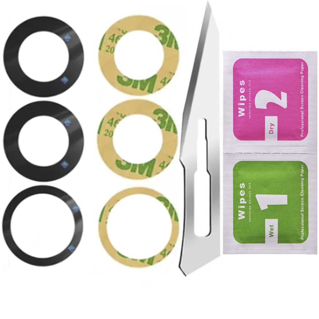 Lente Vidro Câmera Traseira Para Iphone 12 Pro Max