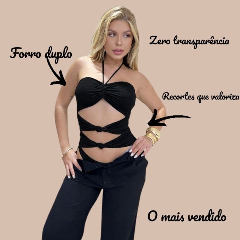 BOODY ESTILO SHEIN COM AMARRAÇÃO NA FRENTE TENDENCIA 2026