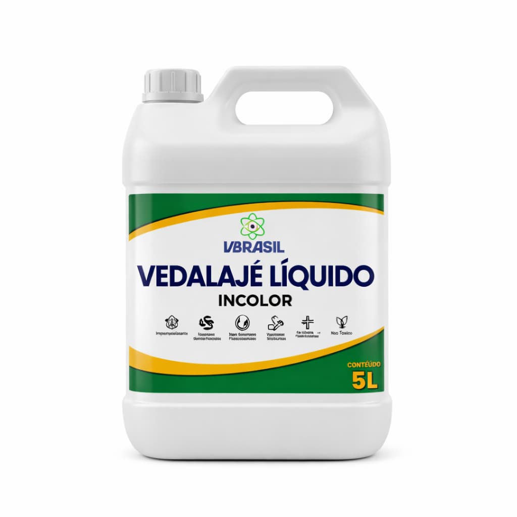 Vedalaje VBrasil 5L Impermeabilizante Líquido Incolor | Para Laje Telhado Parede Anti Infiltração