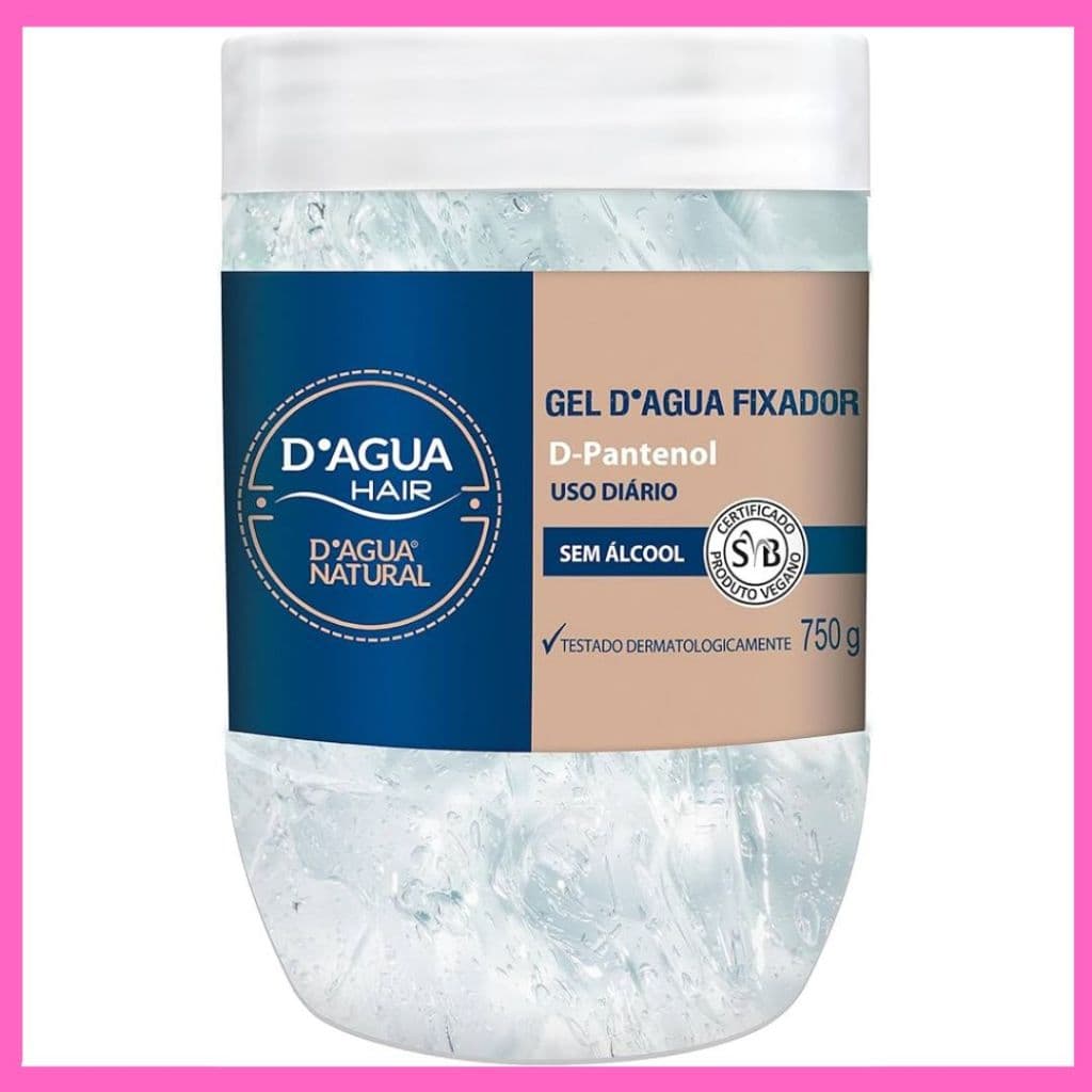 Gel Dagua Fixador, Dagua Natural, 750 g