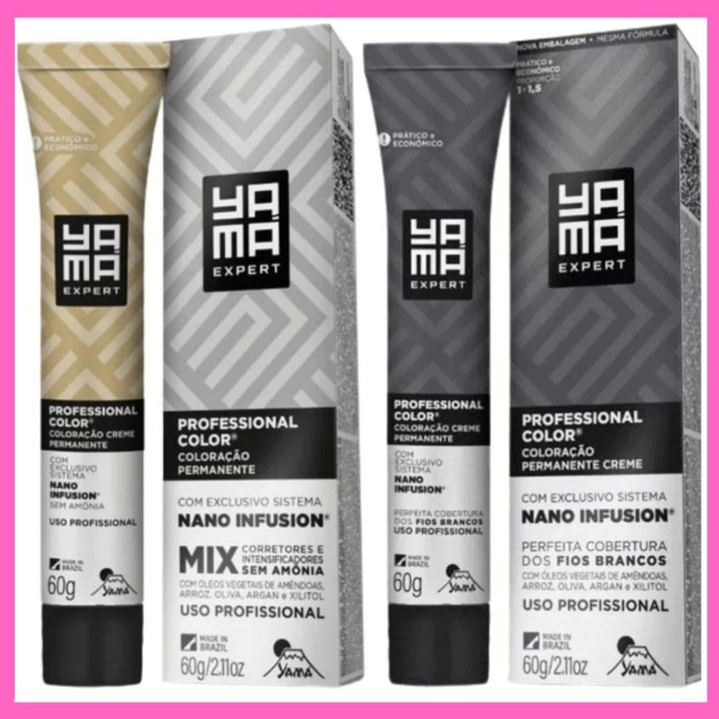 Coloração Yama Profissional Color Nano Infusion 60g - Escolha a Sua