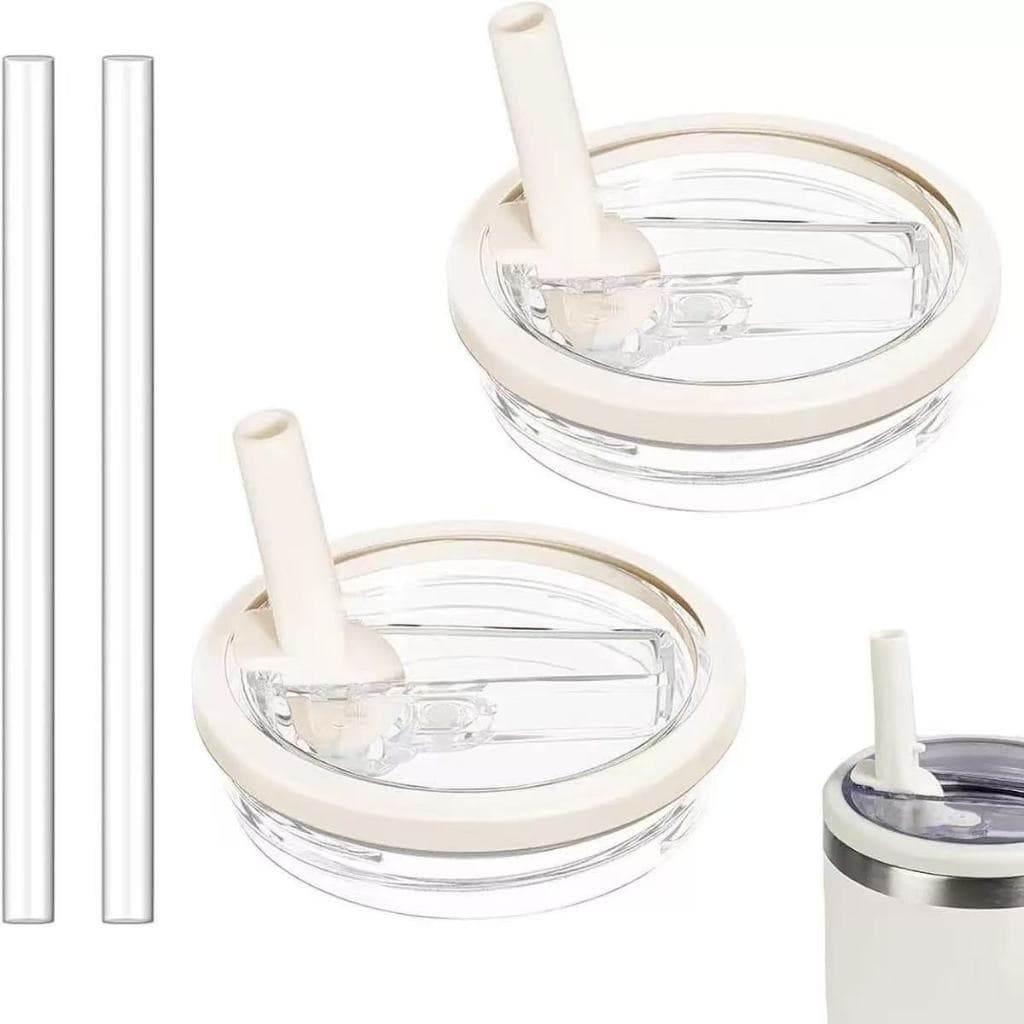 1Tampa Flip de Reposicao Prova de Vazamentos e 1 Canudo Acessórios Para Copos Térmicos 1200ML 40 0Z