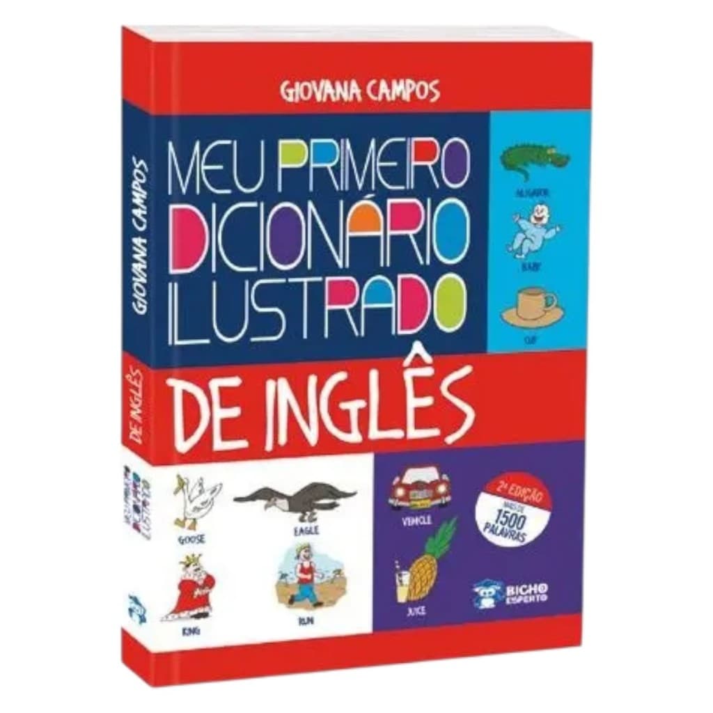 Meu Primeiro Dicionário Ilustrado Inglês Nova Edição 1500 Palavras