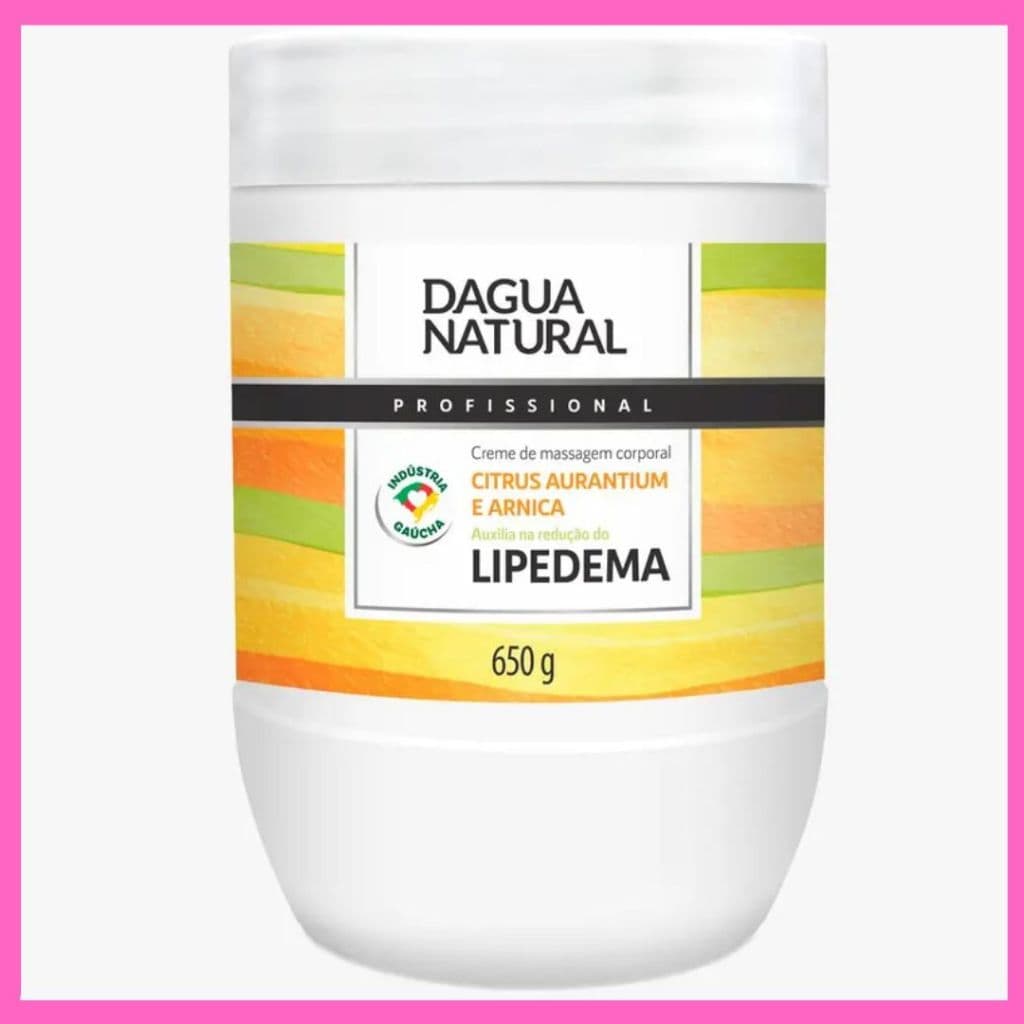 Creme de Massagem Corporal Lipedema Citrus Aurantium e Arnica  - 650-g