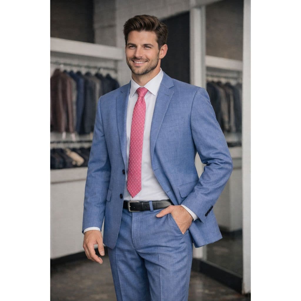 Terno Slim Aul Jeans Tecido Trabalhado Promoção Lançamento!