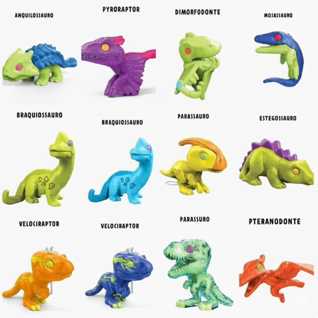 Brinquedo Colecionável Kinder Ovo Joy Jurassic World - Dinossauros 2025