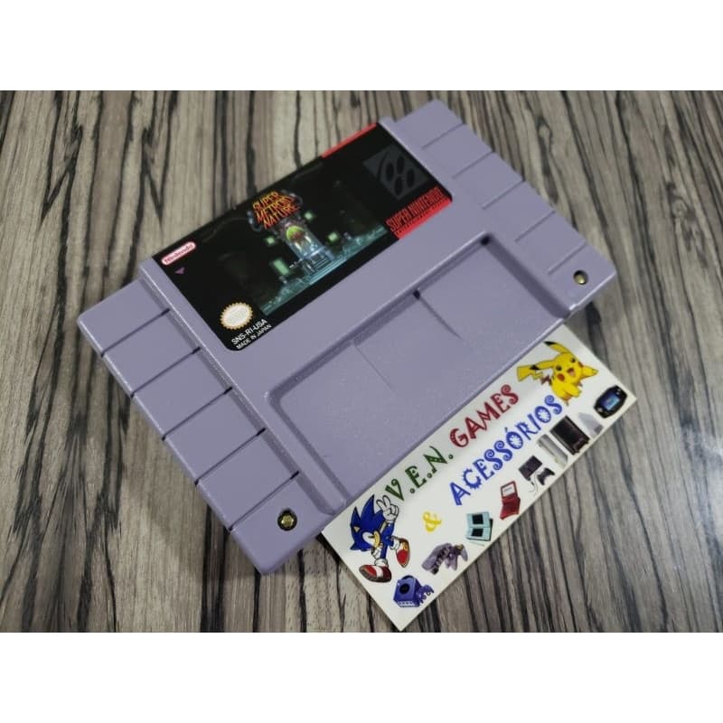 SUPER METROID NATURE RACK P/ SUPER NINTENDO + GARANTIA!