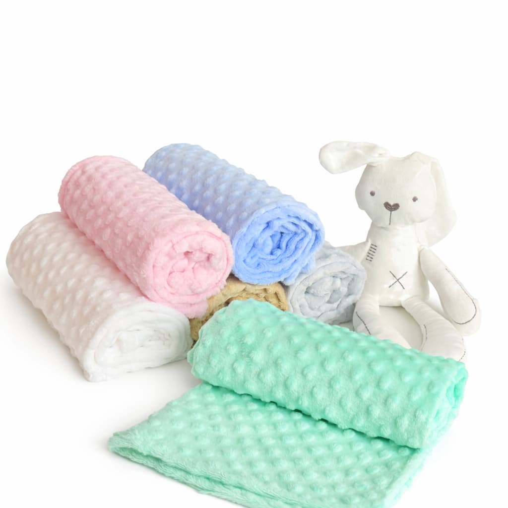Manta Bebe Cobertor Pipoquinha Simples Macia Quentinha Menor Preço
