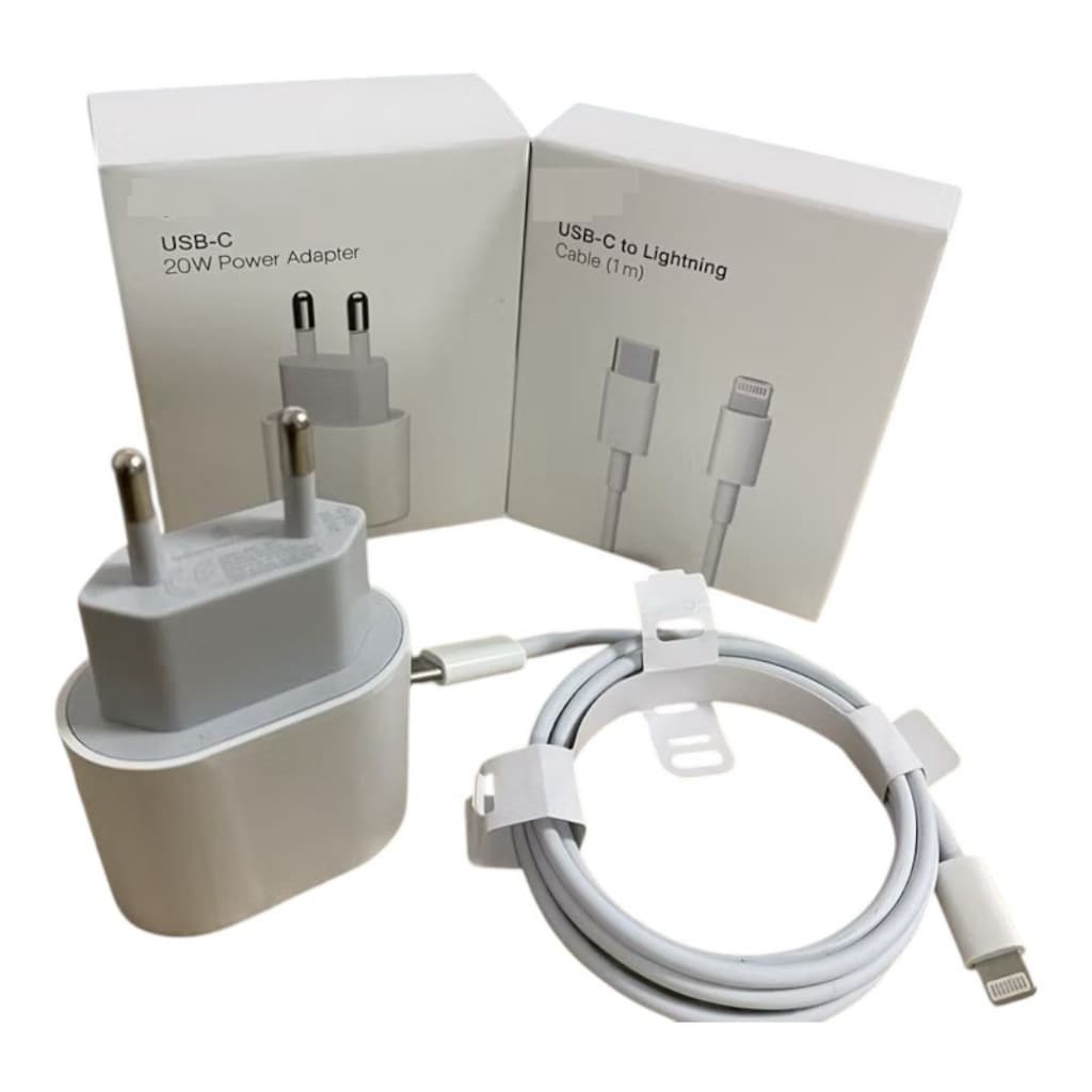 ' ORIGINAL " Carregador Completo Original Iphone  Fonte 20W + Cabo iPhone  11 12 13 14  Pro Max Turbo (Envio Rápido)