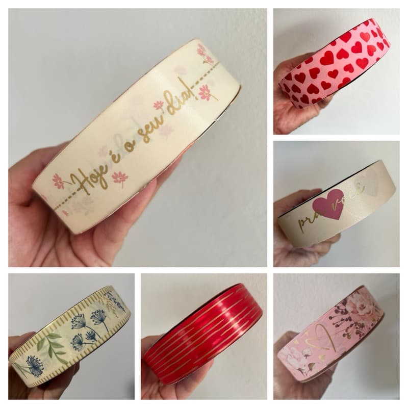 Fita Plástica Estampada/Decorada Maxi Albano 32mmX100m