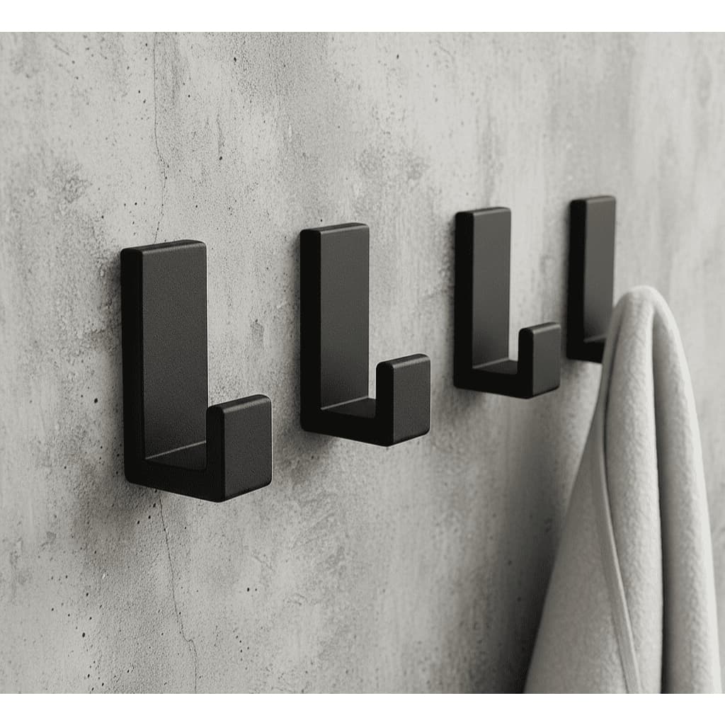 Cabide Gancho Adesivo de Parede com Fita Dupla Face para Toalhas Banheiro