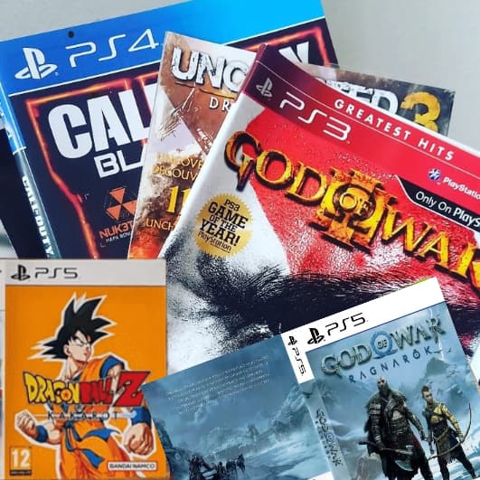 Sony Encartes - Capas para PS2, PS3, PS4, PS5 disponíveis a sua Escolha!