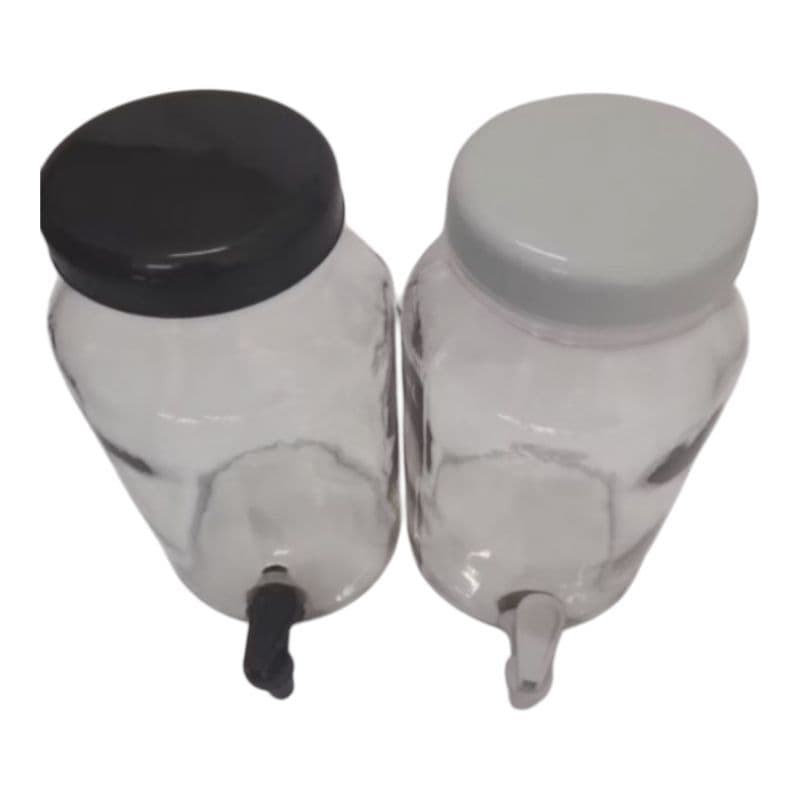 1-suqueira de vidro 3litros