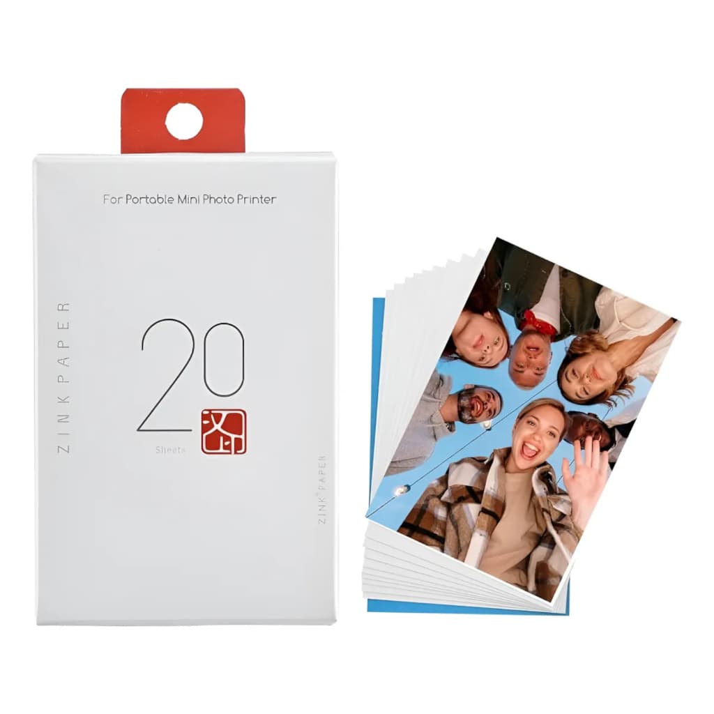 🖨️ Papel Fotográfico Para Mini Impressora Portátil Cor Branco 2x3