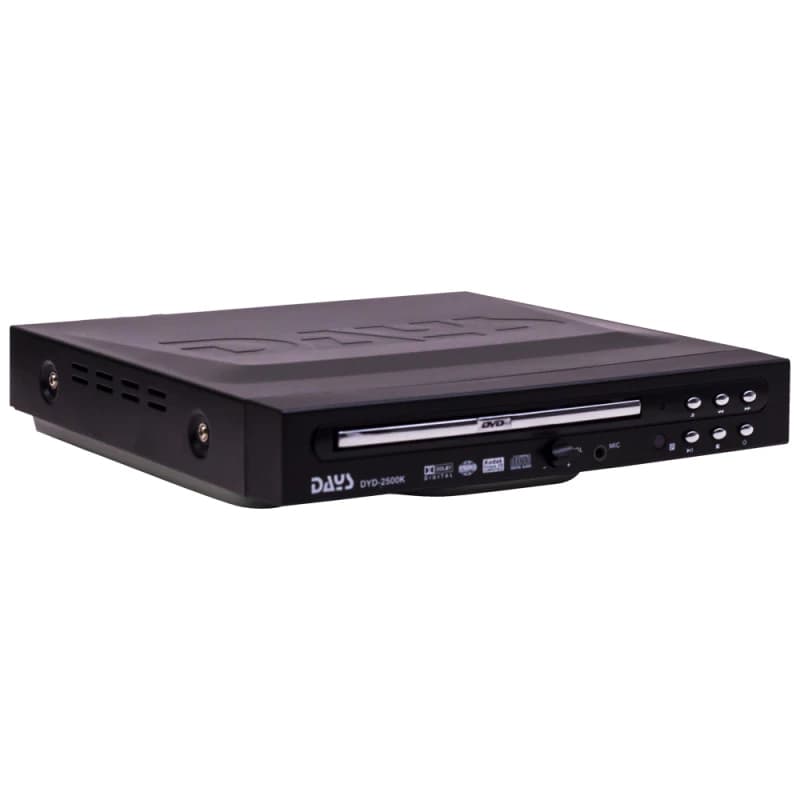 DVD Player Days DYD-2500LK Bivolt + Controle Remoto - Saída 2 Canais