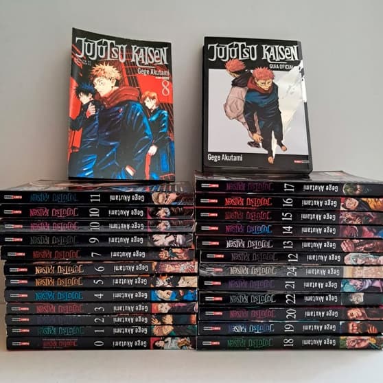 Mangá Jujutsu Kaisen - Volume 0 ao 27 + Guia Oficial