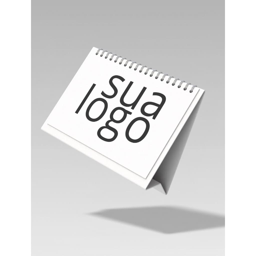 kit 10 Calendários De Mesa Personalizado Com Sua Logo