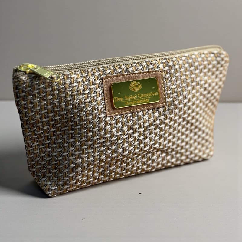 NECESSAIRE LINHO PEQUENA (18x10), BRINDE PERSONALIZADO, PRESENTE PERSONALIZADO