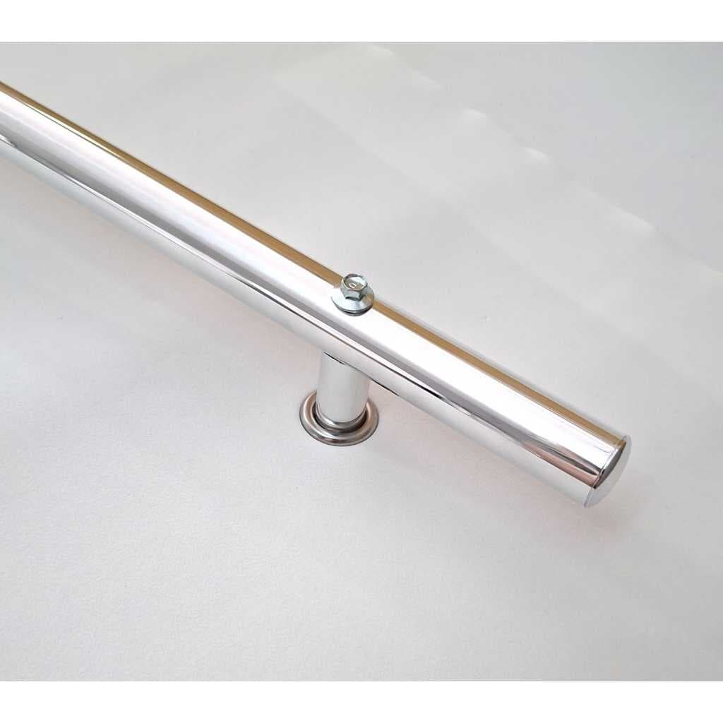 Tubo corrimão alumínio para escada ou rampa