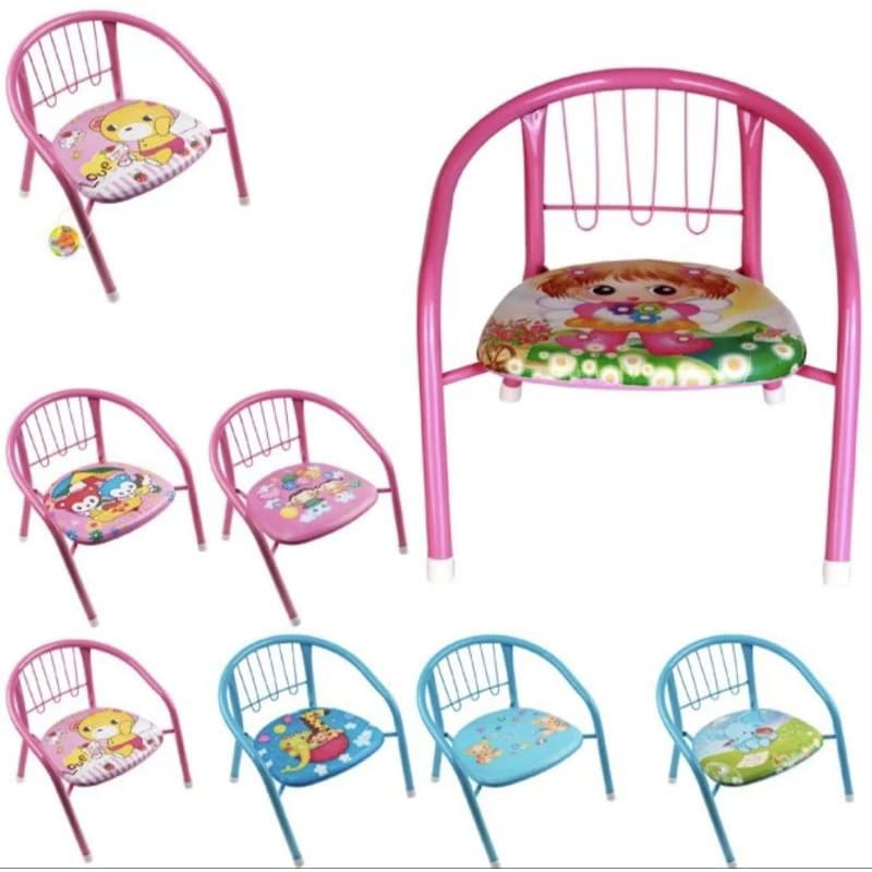 Cadeirinha Infantil Colorida com Estampa – Cadeira Infantil Reforçada para Criança | Menino e Menina