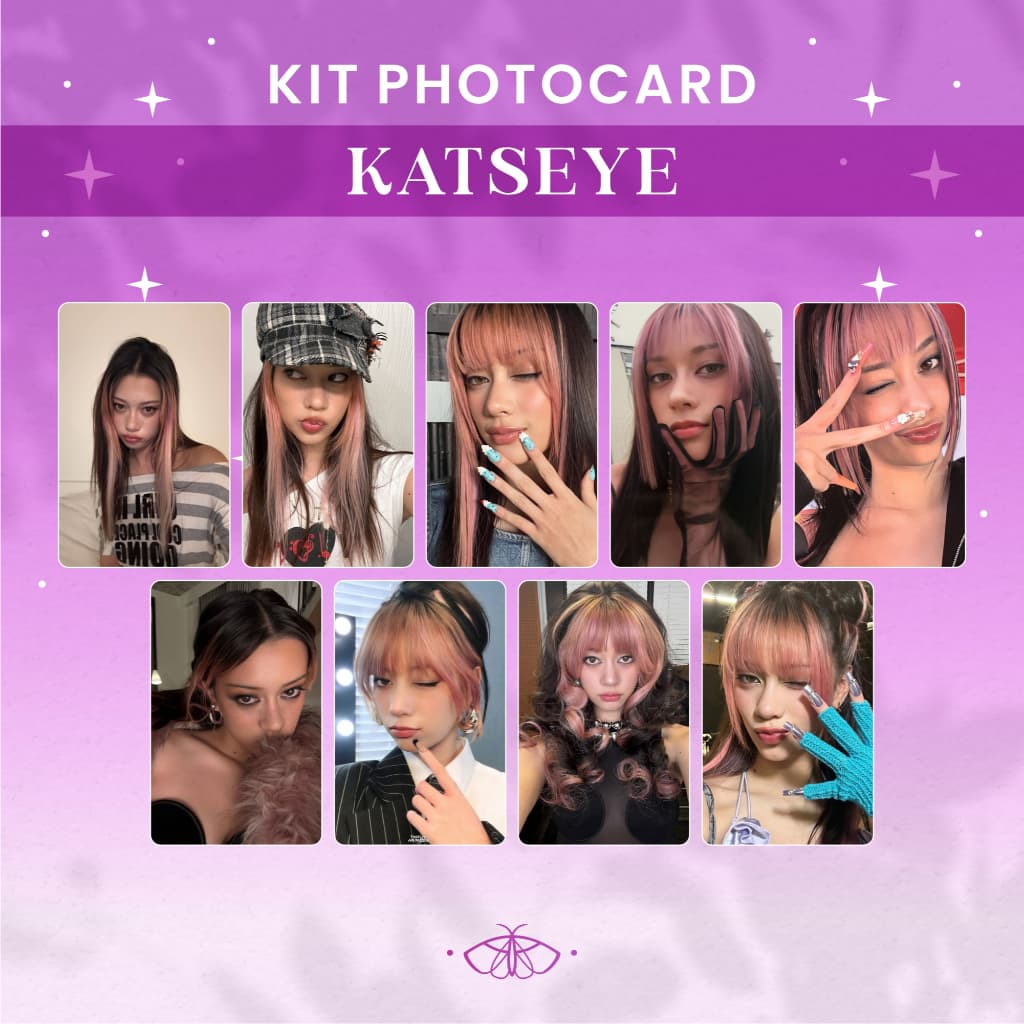Photocard Katseye • Escolha o Seu! • Megan, Lara, Yoonchae, Sophia, Manon, Daniela • K-pop Fanmade, Eyekon