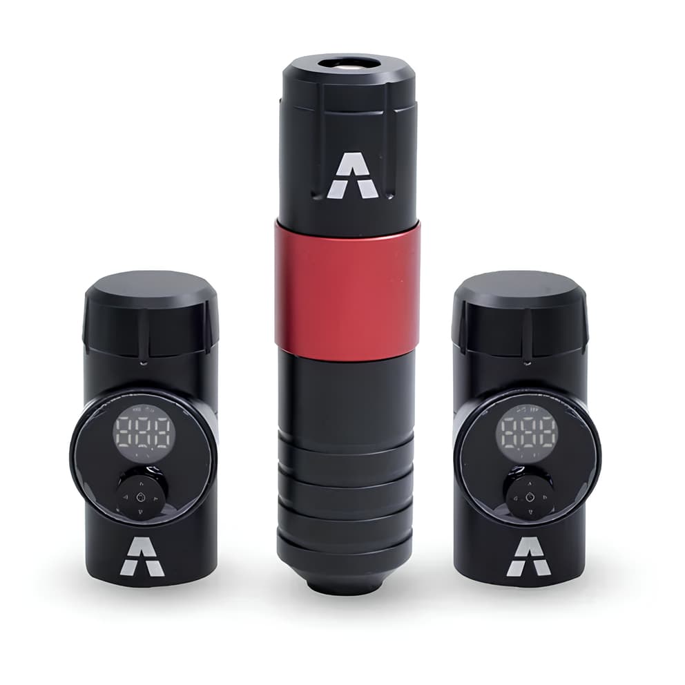 Máquina De Tatuagem Pen Proficional C/ Duas Baterias