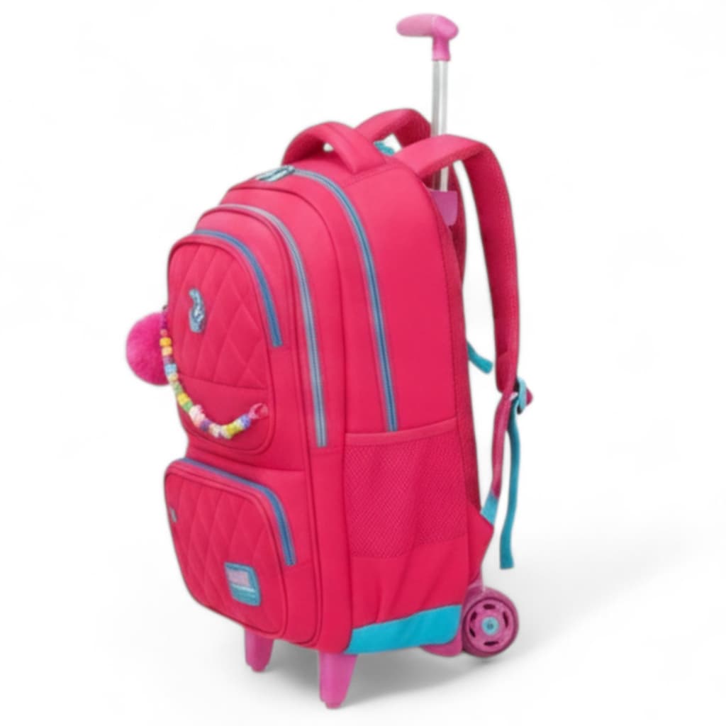 Mochila De Rodinhas Femenina Impermeavel Alta Cualidade