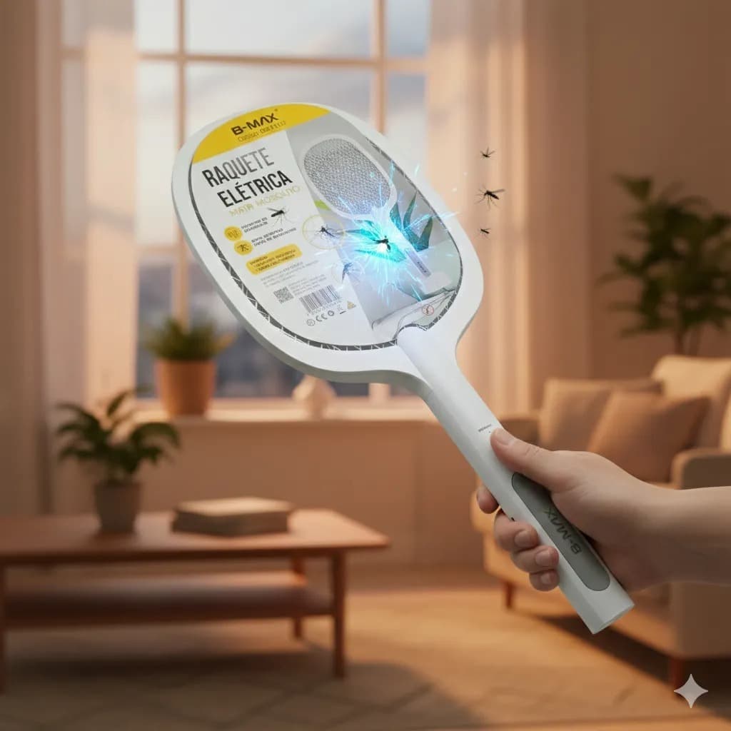 Raquete Elétrica BM-F1127 - B-max