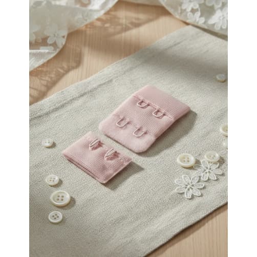 Pacote com 10 colchetes duplo comum (fecho) para sutiã 30mm Confeccção Aviamentos